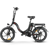 SAMEBIKE CY20-IT Electric Bike - 350W Motor 36V13AH Battery 35KM Range Mechanical Disc Brakes - Black